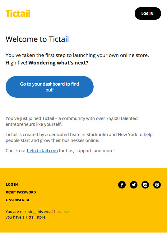 tictail-welcome-emails