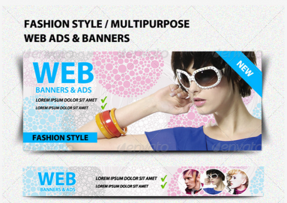 Web Elements Fashion Style Multipurpose Web Ads Banners GraphicRiver