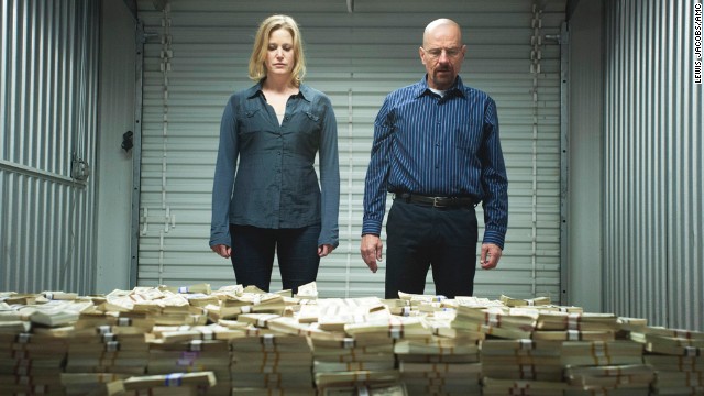 Anna Gunn as Skyler White, who held many jobs, including writer and bookkeeper, in "Breaking Bad." 