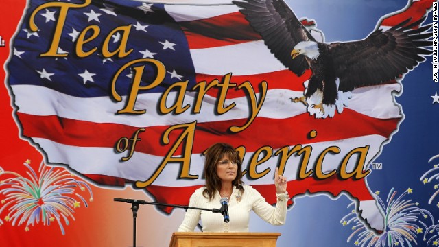Sarah Palin speaks during the Tea Party of America's "Restoring America" event in September 2011 in Iowa. Supporters had hoped that she would use the event to announce that she was running for president.