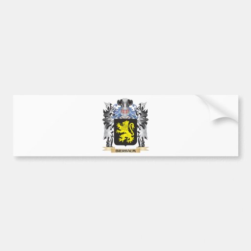 Bierbaum Coat of Arms - Family Crest Car Bumper Sticker