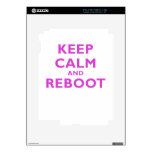 Keep Calm and Reboot iPad 2 Decals