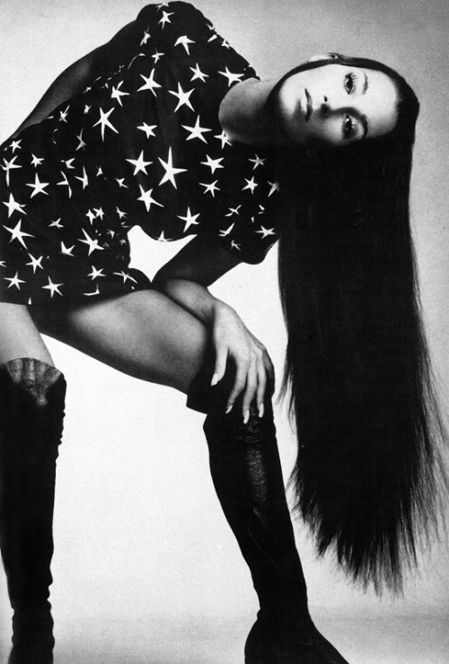 Cher photographed by Richard Avedon for Vogue, 1969