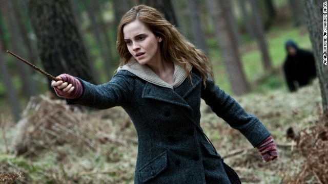 Emma Watson's Hermione Granger in the "Harry Potter" movies always knew just the right spell to get out of any situation.