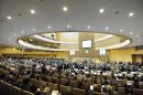 Fotografía facilitada por el gobierno sudafricano que muestra a los asistentes a la vigésimo segunda edición de la Cumbre de la Unión Africana hoy, jueves 30 de enero de 2014. EFE