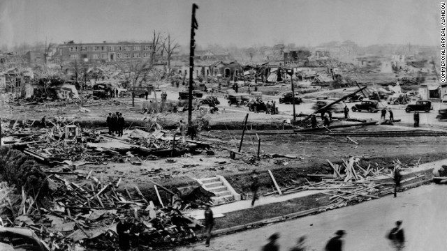 4. The "Tupelo Tornado" killed 216 people and injured 700 on April 5, 1936, in the northeastern Mississippi city.