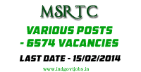 MSRTC-Jobs-2014