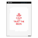 Keep calm and Trust the Bison Decal For iPad 2