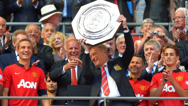 Moyes opened his account with a 2-0 win against Wigan in August to secure the English Charity Shield -- a match played between the league champions and the FA Cup holders -- while also becoming the first United manager since Walter Crickmer in April 1931 to start life with a victory. 