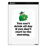 You Can’t Drink All Day Decals For iPad 2