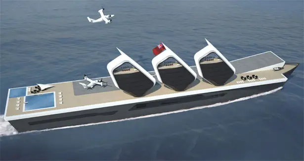 Royal Navy’s Iconic Aircraft Carrier Concept Yacht by BMT and Sigmund Yacht Design