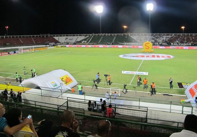 estádio Joia da Princesa, Bahia de Feira x Corinthians (Foto: Diego Ribeiro)