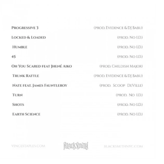 Shyne Coldchain II Tracklist