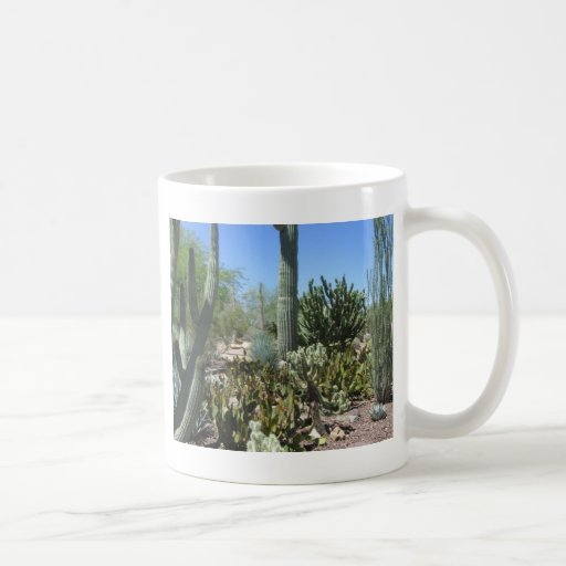 Arizona Cactus Garden Classic White Coffee Mug