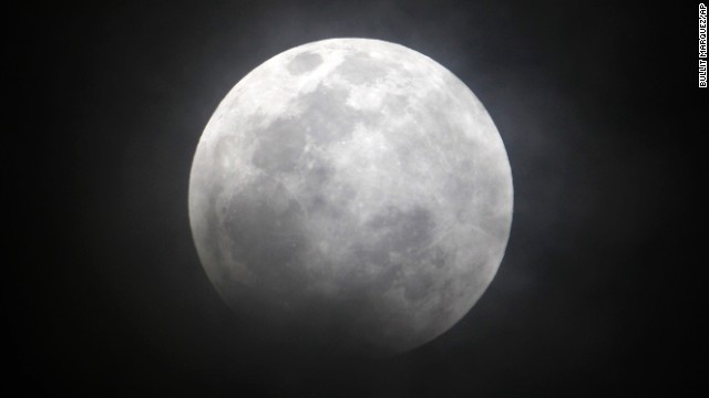 The moon, as seen from Manila during the December 2011 eclipse. The four upcoming blood moons will occur in roughly six-month intervals on the following dates: April 15; October 8; April 4, 2015; and September 28, 2015.