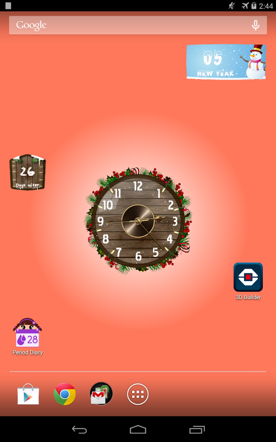 Analog Clock Wallpaper Widget Premium v2.9