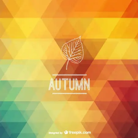 Autumn-polygonal-background