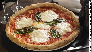 The price on Di Francesco\'s margherita pizza (pictured) won\'t be going up anytime soon.