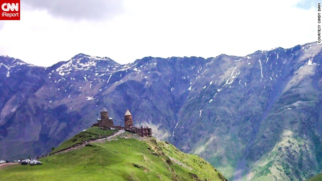 Still known as <a href='http://ift.tt/QpdXre'>Kazbegi</a>, this quiet mountain town is home to dramatic scenery from the snow-capped Caucasus Mountains to the green valleys.