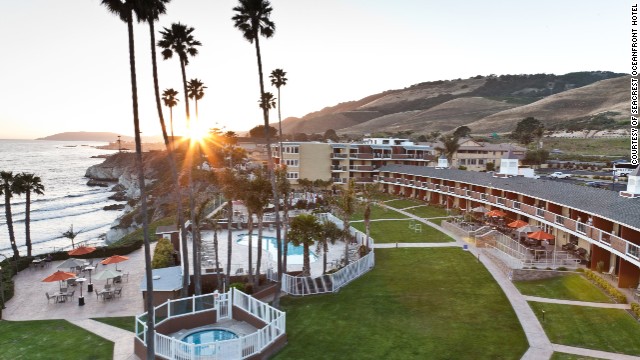 Think you can't get a relaxing beachfront hotel for less than $200? Think again! Our first contender, the beachfront SeaCrest Motel in Pismo Beach, California, dates back to the early 1960s but sports a 2007 remodel.