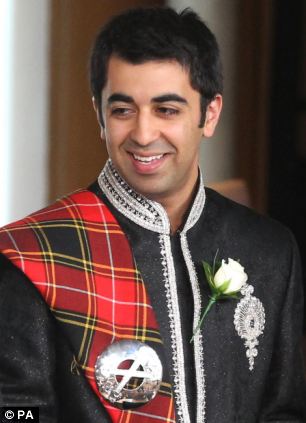 Vow: Humza Yousaf, Scotland's Minister for External Affairs, told William Hague action must be taken against Uganda's new 'draconian law' tightening constraints on homosexuals