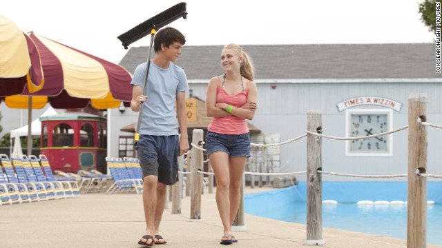 <strong>"The Way, Way Back" (2013): </strong> A touching, witty new take on "How I Spent My Summer Vacation," the film stars Liam James, left, as a 14-year-old who joins his mother (Toni Collette) and her unbearable boyfriend (Steve Carell) and his daughter at a beach resort town. Duncan survives by striking up an unexpected friendship with water park manager Owen (Sam Rockwell). AnnaSophia Robb, right, as a next-door neighbor, also wins his affection.