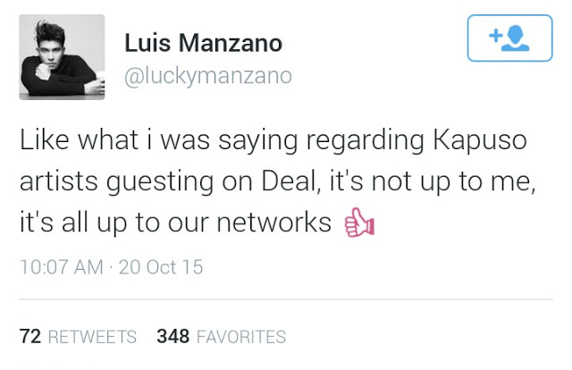 Luis Manzano Admits Wanting Kapuso Stars To Guest On Deal Or No Deal!