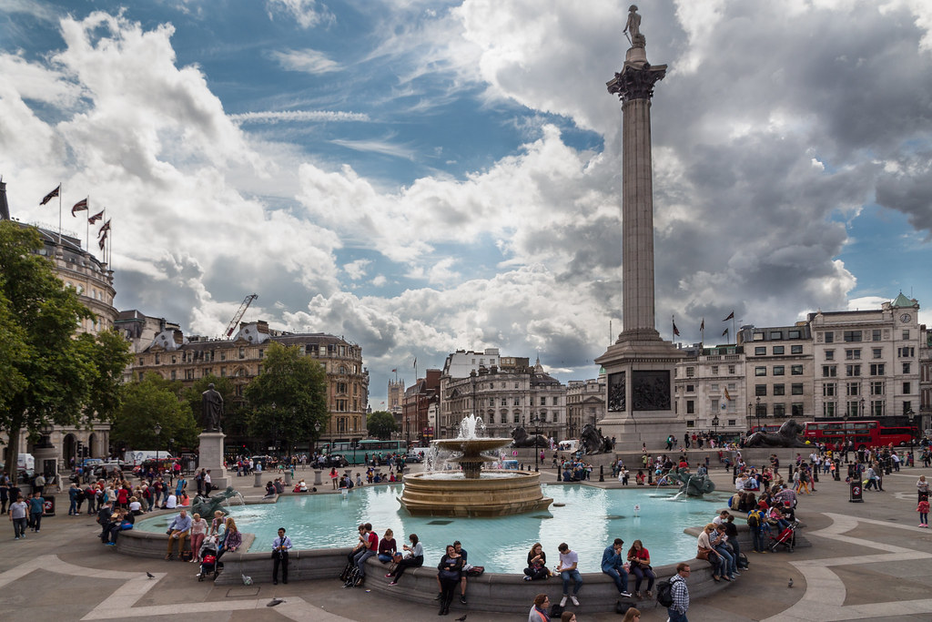 Trafalgar Square most photographed places