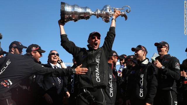 Oracle Team USA skippered by James Spithill celebrated a remarkable victory in September after coming from 8-1 down to defeat Emirates Team New Zealand. Oracle, which defeated the Swiss team Alinghi three years ago, held onto its title when it seemed certain to suffer one of the most humiliating defeats the America's Cup had ever seen. 