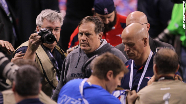 The Buffalo Bills, Denver Broncos, Minnesota Vikings, and New England Patriots have each <a href='http://ift.tt/YsRcAL' target='_blank'>lost the Super Bowl four times</a>. Here, New England head coach Bill Belichick walks off the field after losing to the New York Giants during Super Bowl XLVI.