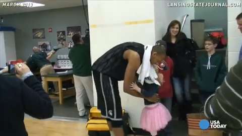 Best News: Michigan State mourns loss of 8-year-old Lacey Holsworth