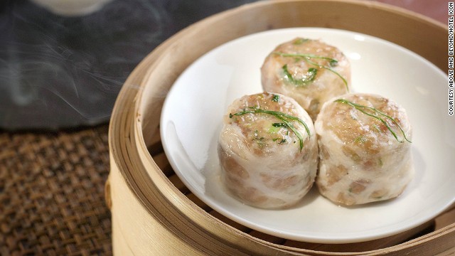 This parcel of beef, water chestnut and herbs wrapped in caul fat is available at Hong Kong restaurant Above and Beyond, but has to be requested in advance when making a reservation.