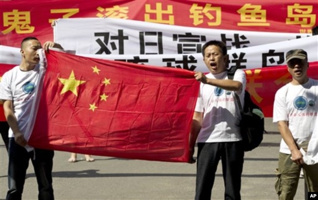 2012年8月中国人举行反日游行示威