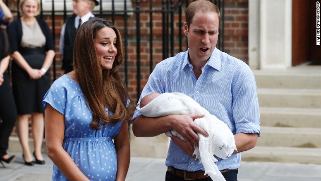 "It's very special," William said after the baby's birth. The prince had already changed his son's first diaper, the couple told reporters.