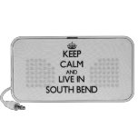 Keep Calm and live in South Bend Mp3 Speakers