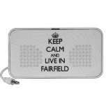 Keep Calm and live in Fairfield Travelling Speaker