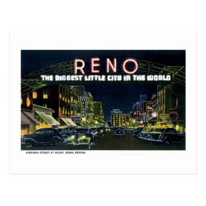 Greetings from Reno, Nevada! Post Card