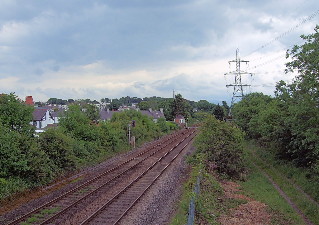 Rails Into Llanfairpwllgwyngyll, Anglesey - Wales.