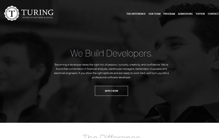 turing.io site design