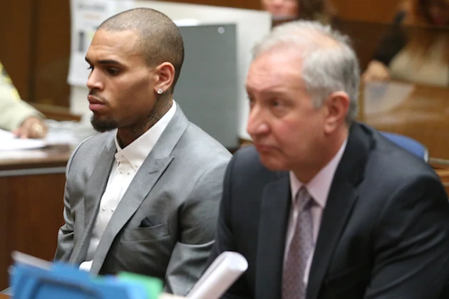 Chris Brown and Lawyer