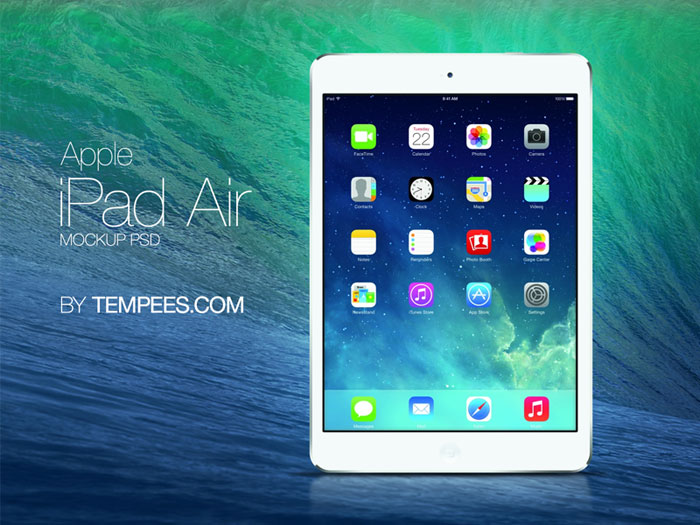 Apple iPad Air Mockup PSD!