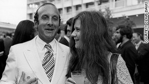 Janis with music impresario Clive Davis, not Bobby McGee.