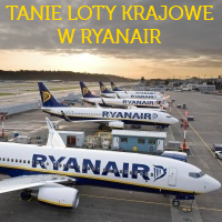 Loty krajowe Ryanair od 39 PLN w każdą stronę