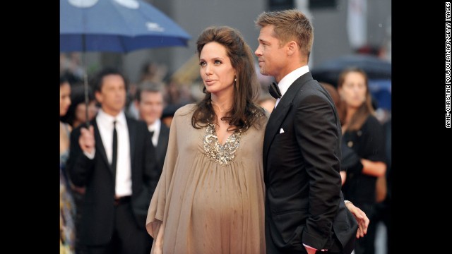 Jolie and Pitt appear at the Cannes Film Festival in May 2008.