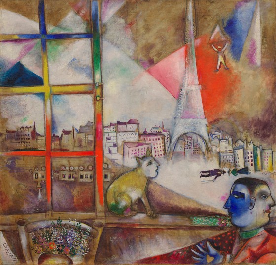 Paris Through the Window, Marc Chagall 1913