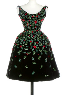 Pierre Balmain couture embroidered cocktail dress, 1955