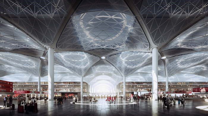 Аэропорт с крупнейшим в мире терминалом откроется в Стамбуле