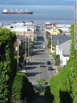 Hear a tape rewinding, the sound of the white noise? Thanks to "The Ring 2," the picturesque city of Astoria, Oregon, feels a little bit creepier.