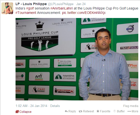 Social Media Strategy Review: Retail Brands image Louis Philippe Twitter Tweet 22
