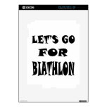 Let's Go For Biathlon iPad 2 Decals
